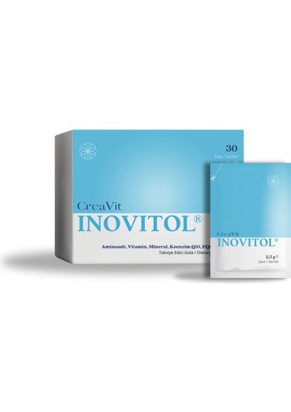 Inovitol® Aminoasit, Vitamin, Mineral, Egcg ve Pqq Içeren Takviye Edici Gıda, 30 Saşe