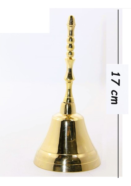 Pirinç Okul El Çanı 17 cm fiyatları
