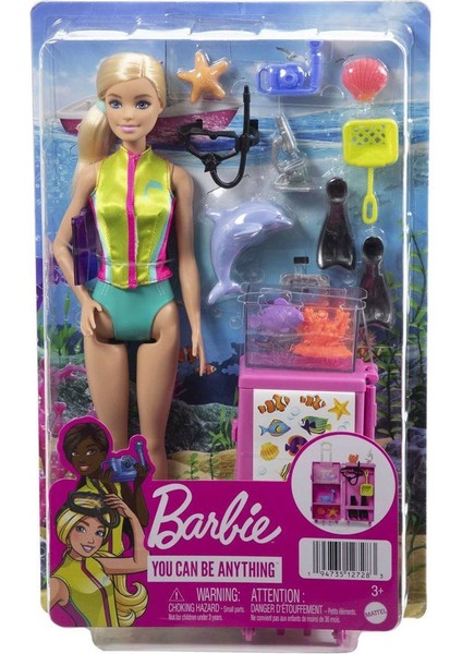 HMH26 Barbie Deniz Biyoloğu Oyun Seti