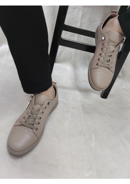 Deri Spor Günlük Casual Ayakkabı(/6570) - Vizon - 40 fırsatları