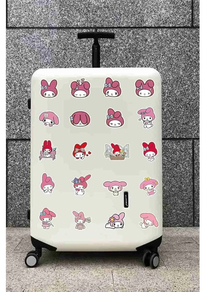 Kt Grup Dev Sanrio Sticker Set Hello Kitty Kuromi 1100 Ad. Planlayıcı Bullet Journal Telefon Etiket