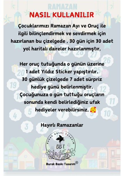 Çocuklar İçin Oruç Takip Çizelgesi – Ramazan Ayı Oruç Çizelgesi – Ramazan Sticker-Çocuk İmsakiyesi-Sahur ve Oruç modelleri