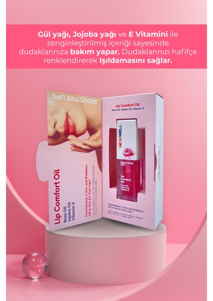 New Well Lip Comfort Oil Dudak Bakım Yağı 5 ml