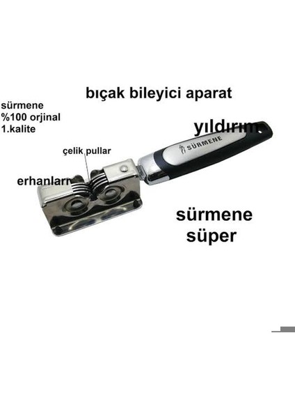 Bıçak Bileme Aleti Bıçak Eğeleme Aleti Sürgülü Bileme