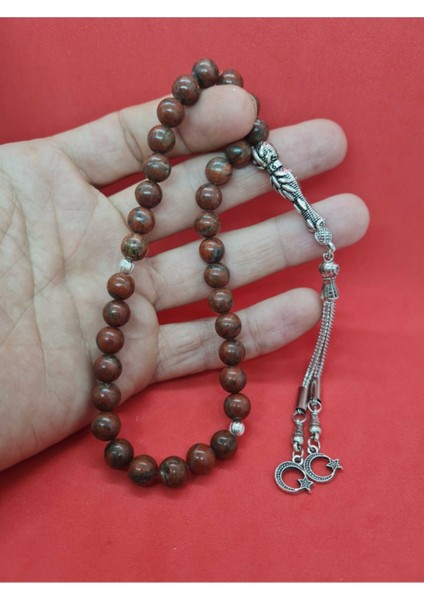 Doğal Taş Jasper 8 mm Tesbih