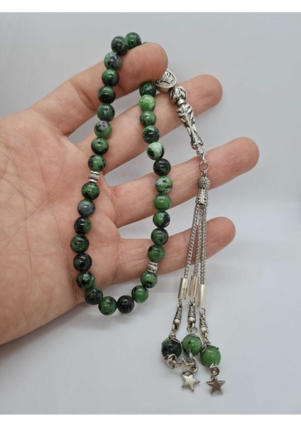 Zeosit Doğal Taş 8 mm Tesbih