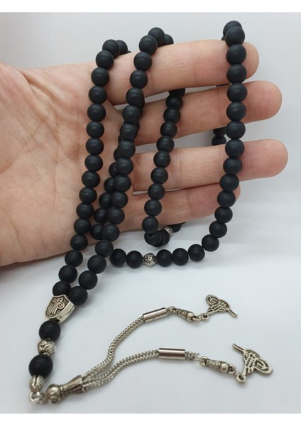 Oniks Taşı Doğal Taş Namaz Tesbihi