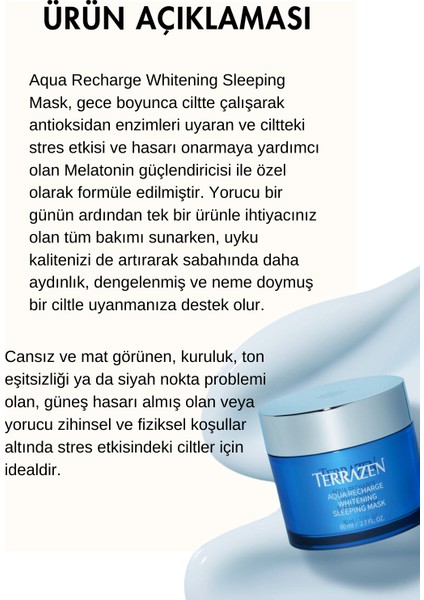 Aqua Recharge Whıtenıng Sleepıng Mask