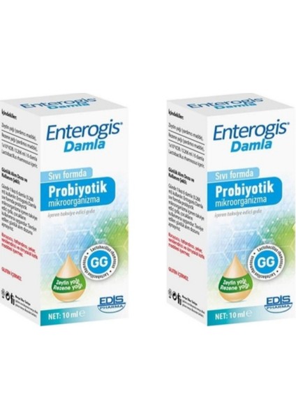 Enterogis Probiyotik Damla 10 ml 2 Adet
