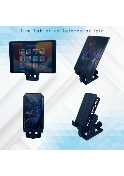 Tablet ve Telefon Için Açısı Ayarlanabilir Masaüstü Stand fırsatları