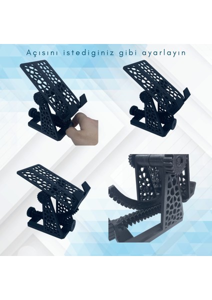 Tablet ve Telefon Için Açısı Ayarlanabilir Masaüstü Stand indirimleri