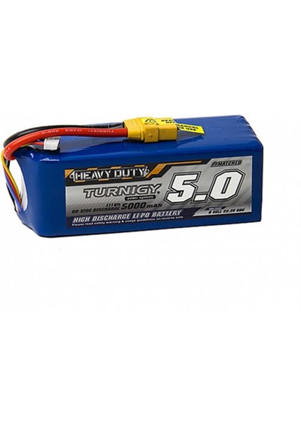 Turnigy Heavy Duty 5000MAH 6s 60C Lipo Batarya