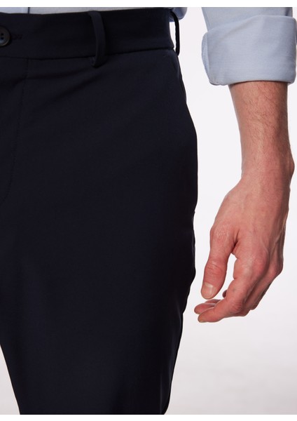 Normal Bel Normal Paça Lacivert Erkek Chino Pantolon F4SM-PNT 0720 modelleri