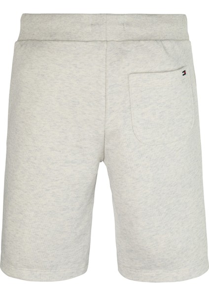 Normal Bel Normal Gri Erkek Şort Hılfıger Scrıpt Sweatshorts