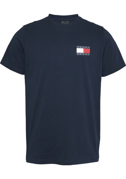 Düz Lacivert Erkek T-Shirt DM0DM18263C1G indirimleri