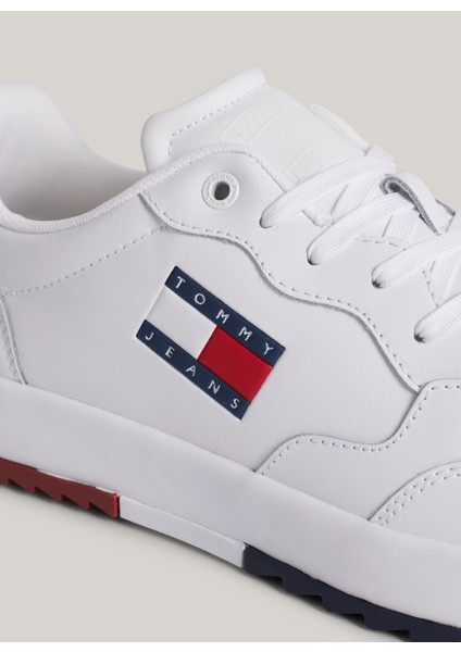 Tommy Hilfiger Beyaz Erkek Sneaker Tjm Retro Ess