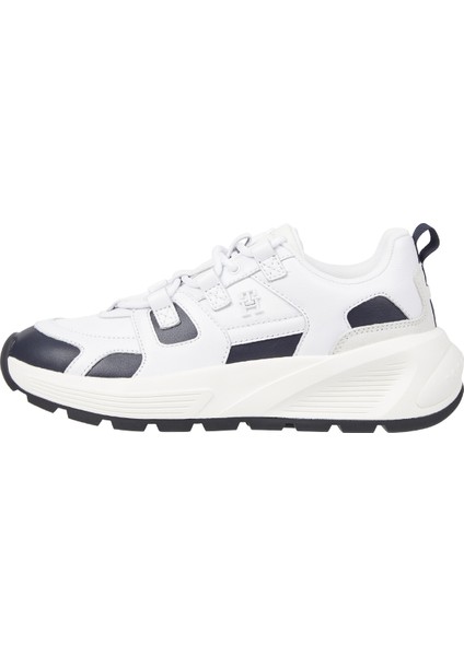 Lacivert - Beyaz Kadın Sneaker Fw0Fw076510K4