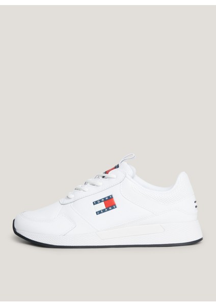 Beyaz Erkek Sneaker Tommy Jeans Flexı Runner