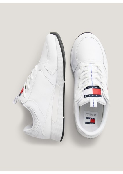 Beyaz Erkek Sneaker Tommy Jeans Flexı Runner