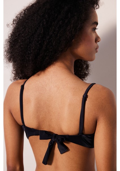 Strapless Cup Siyah Bikini Üstü fiyatları