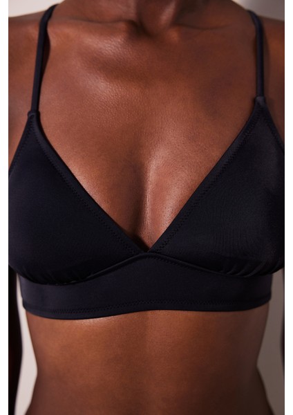 Bralet Siyah Bikini Üstü