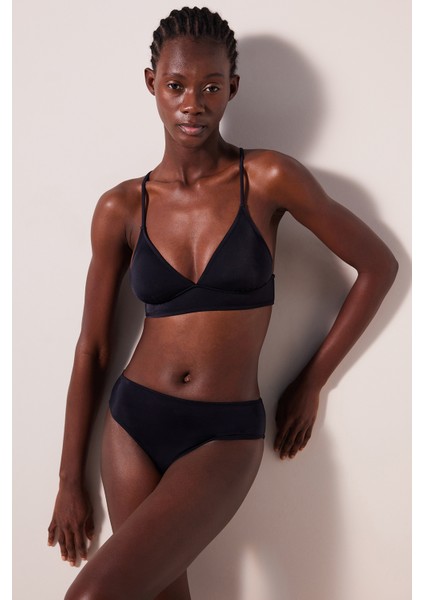 Bralet Siyah Bikini Üstü