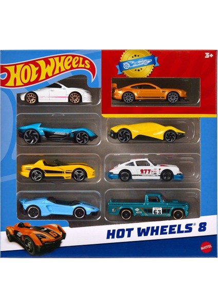 HPV78 Hot Wheels 8'li Araba Seti