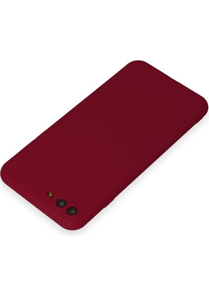 Iphone 7 Plus Kılıf Premium Rubber Silikon - Bordo 327107