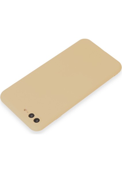 Iphone 8 Plus Kılıf Premium Rubber Silikon - Gold 327107