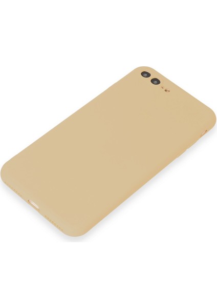 Iphone 8 Plus Kılıf Premium Rubber Silikon - Gold 327107