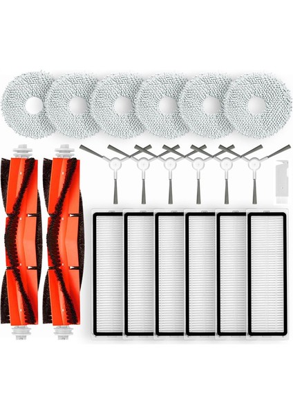 Xiaomi Robot Vakum S10+ / Ana Yan Fırça Hepa Filtre Paspas Bezi Için (Yurt Dışından)