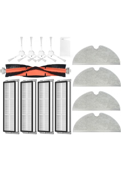 Xiaomi Mijia 1c 2c 1t Parçaları Filtre Ana Yan Fırça Paspas Bezi Için 14PC (Yurt Dışından)
