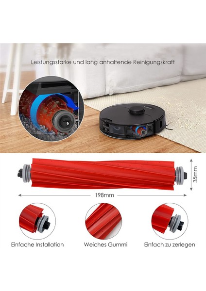 Roborock S7 Pro Ultra/s7 Maxv Ultra, Toz Torbaları, Ana Fırçalar, Yan Fırçalar, Filtreler, Posta Mendilleri, Aletler Için Aksesuar Seti (Yurt Dışından)