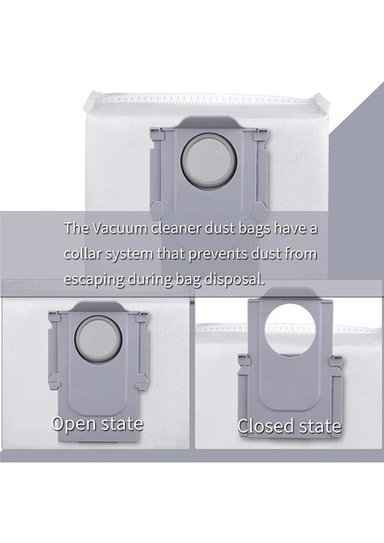 Roborock S8 Pro Ultra / S8+/ S8 Plus / S8 Elektrikli Süpürge Silindir Fırça Hepa Filtre Paspas Bez Çanta Için Aksesuar Seti (Yurt Dışından)