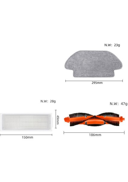 Xiaomi Mijia Robot Vakum-Mop Pro STYTJ02YM 2s / 3c / Conga 3490 / Viomi V2 Pro V3 Se Hepa Filtre Bölümü (Yurt Dışından)