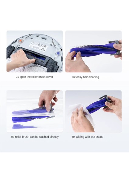 Narwal Freo x Ultra / Narwal J4 / J4 Lite Ana Silindir Fırça Yedek Parçaları Aksesuarları (Yurt Dışından)