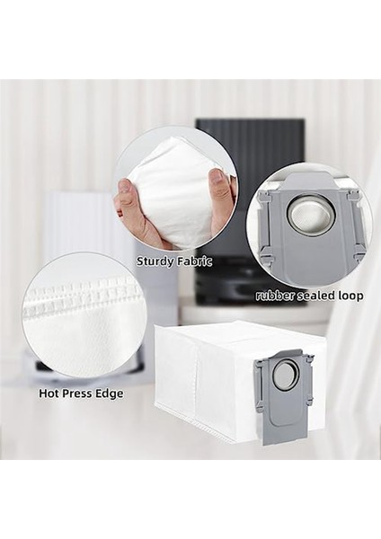 Roborock Q Revo Robot ile Uyumlu 8 Paket Toz Torbası (Yurt Dışından) indirimleri