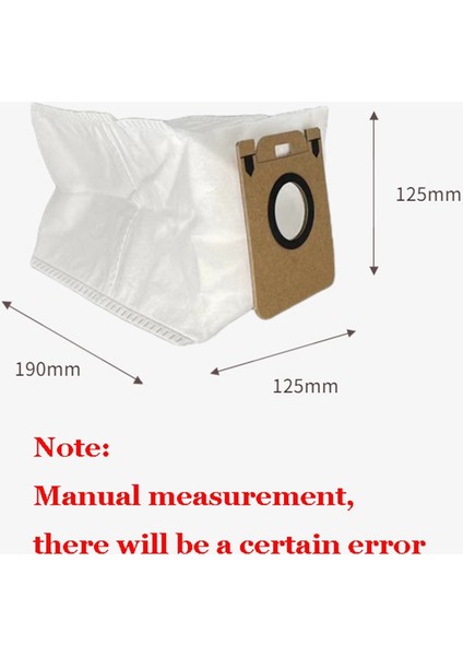Xiaomi Dreame Bot D10 Plus RLS3D Robot Için 6 Adet Toz Torbası Aksesuarları (Yurt Dışından) fiyatları