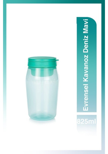 Evrensel Kavanoz 825ML D.mavi