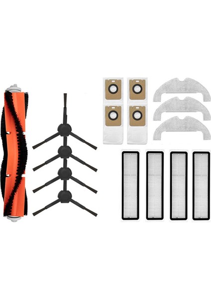 Ana Fırça Yan Fırçası Hepa Filtre Xiaomi Dreame Bot D10 Için Toz Torbası Plus RLS3D Robot Vakum Süpürge Yedek Parçaları (Yurt Dışından)