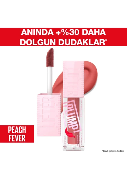 Maybelline New York Lifter Plump Dudak Parlatıcısı- 005 Peach Fever