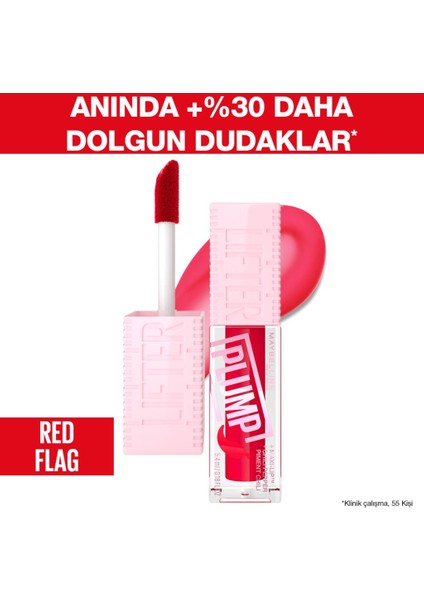 Lifter Plump Dudak Parlatıcısı- 004 Red Flag