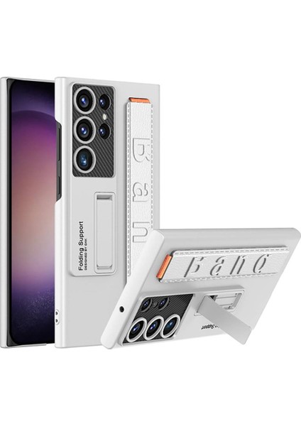 Samsung Galaxy S24 Ultra Kılıf Standlı El Tutmalı Kapak Band