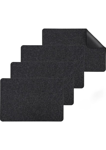 4 Adet Keçe Ped Airfryer Isıya Dayanıklı Ped Yıkanabilir Mutfak Tezgahı Kahve Makinesi Yalıtım Koruyucu Mat (Yurt Dışından)