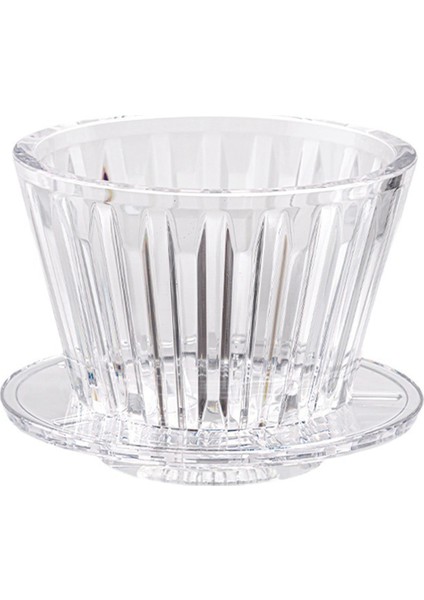 B75 Dalga Kahve Damlatıcı Kristal Göz Kahve Filtresi Üzerine Dökün Pctg 1-2 Bardak Kahve Makinesi Düz Tabanlı 2 (Yurt Dışından)