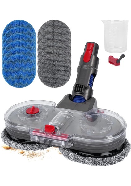 V7//V10/V11/V15 Elektrikli Süpürge Için Mop Ataşmanı, Çıkarılabilir Su Tanklı Için Mop Ataşmanı (Yurt Dışından)