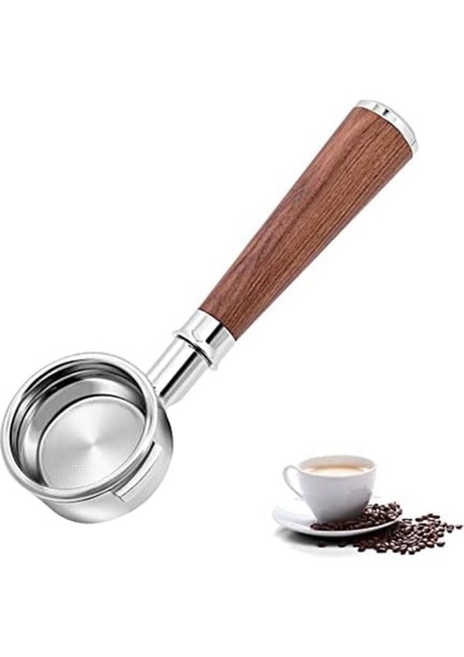 Sant Kuee E61/EXPOBAR E61/E61ECM,304 Gıda Paslanmaz Çelik Kahve Espresso Için 58MM Kahve Dipsiz Portafilter (Yurt Dışından)