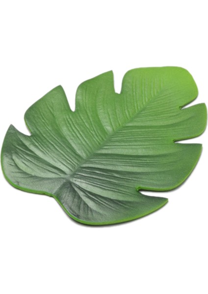 6 Adet Tropikal Yapay Palmiye Yaprakları Eva Bardak Bardak Kase Ped Mat Kahve Çay Bardağı Paspaslar Içecek Bardak Hawaii Tema Parti Dekoru-Yeşil (Yurt Dışından)