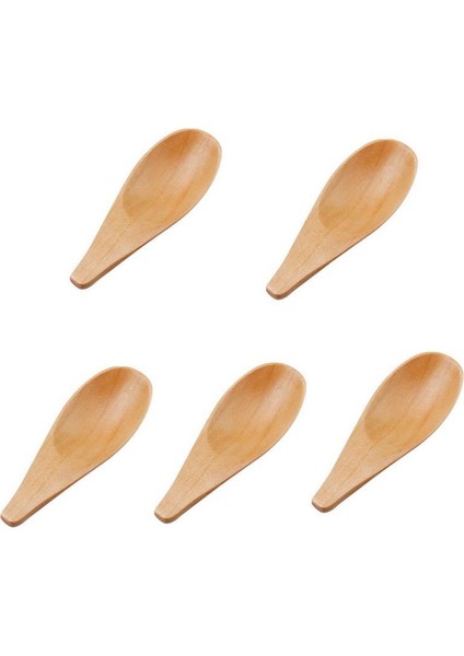 Parça Mini Tahta Kaşık Çeşniler Kaşık Kısa Saplı, Kahve Gevşek Çay Yaprakları Süt Tozu Baharat Şeker, Vb (Yurt Dışından)