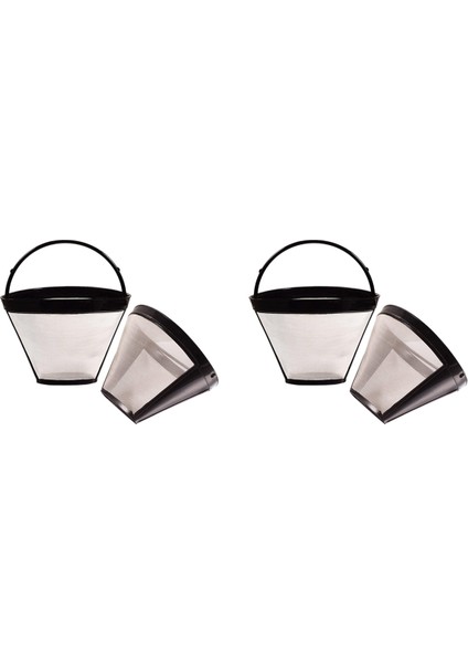 Adet Yeniden Kullanılabilir Koni Kahve Makinesi Filtreleri Ninja Coffee Bar Brewer Yedek Kalıcı Sepet Filtreleri (Yurt Dışından)